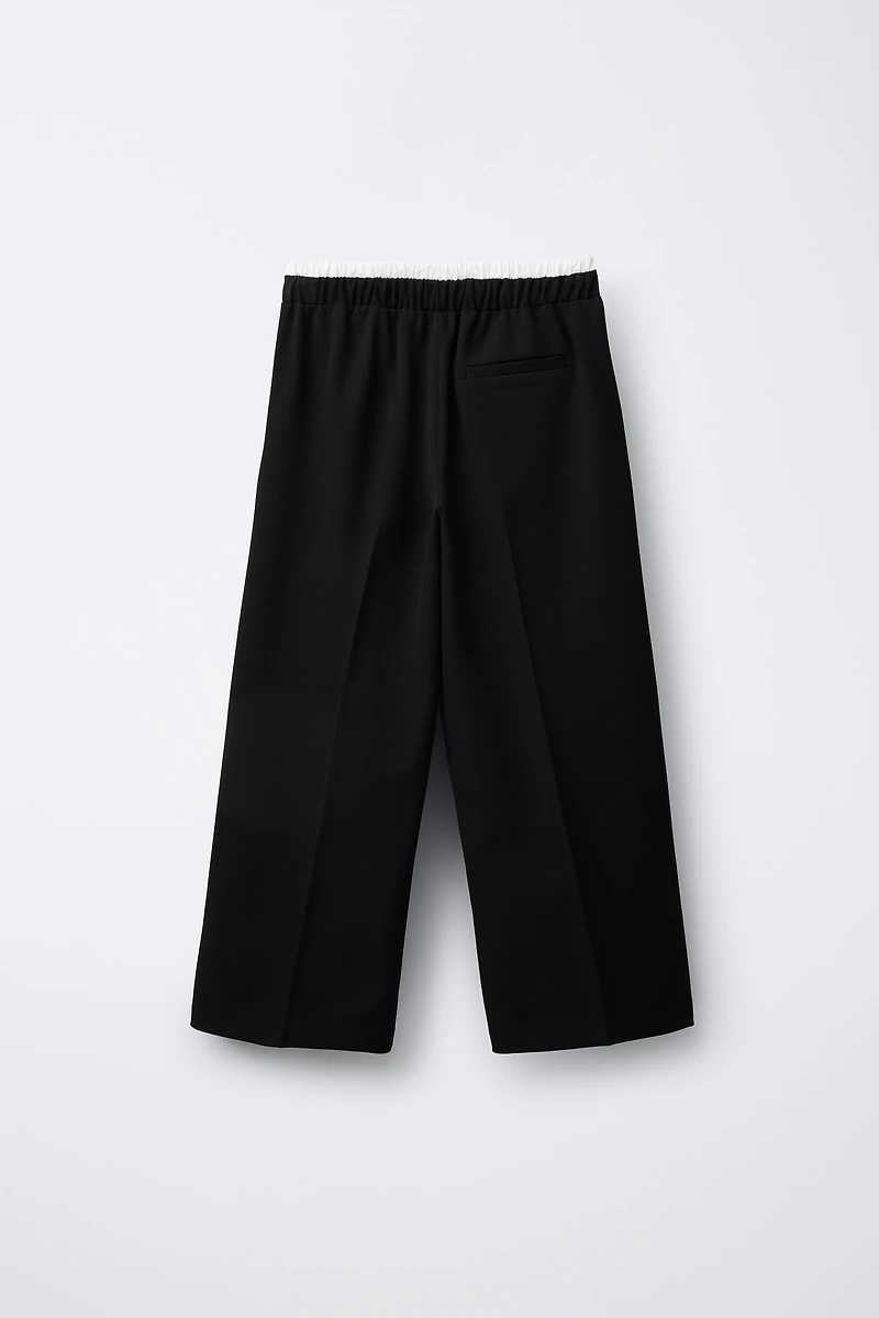 DOUBLE WAISTBAND PANTS