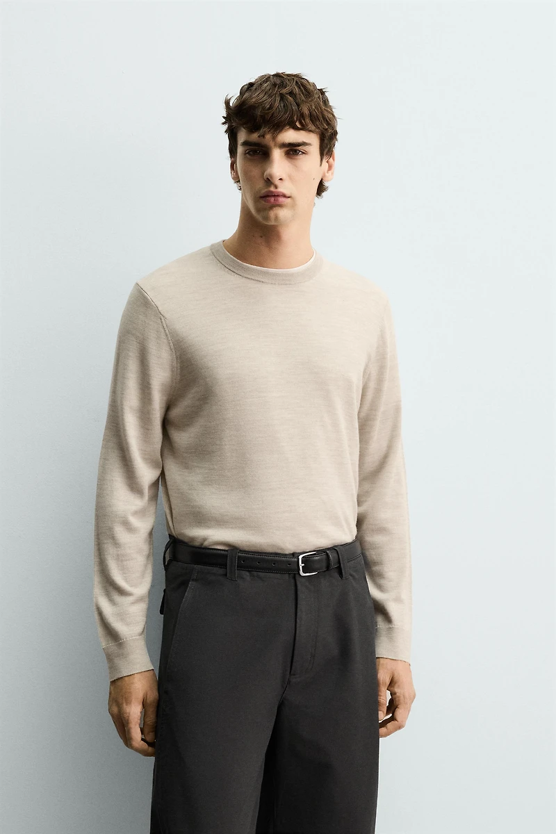 REGULAR FIT WOOL JUMPER