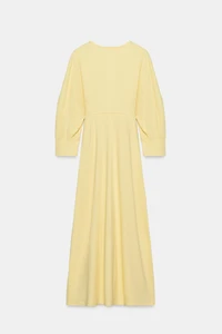 BUTTONED MIDI DRESS