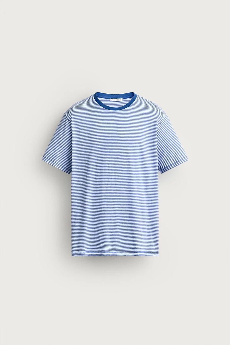 REGULAR FIT STRIPED T-SHIRT