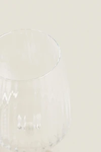 GLASS WITH LINES