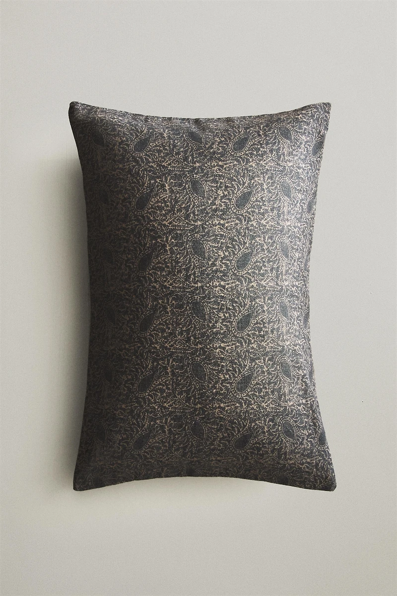 HOUSSE DE COUSSIN IMPRIMÉ CACHEMIRE
