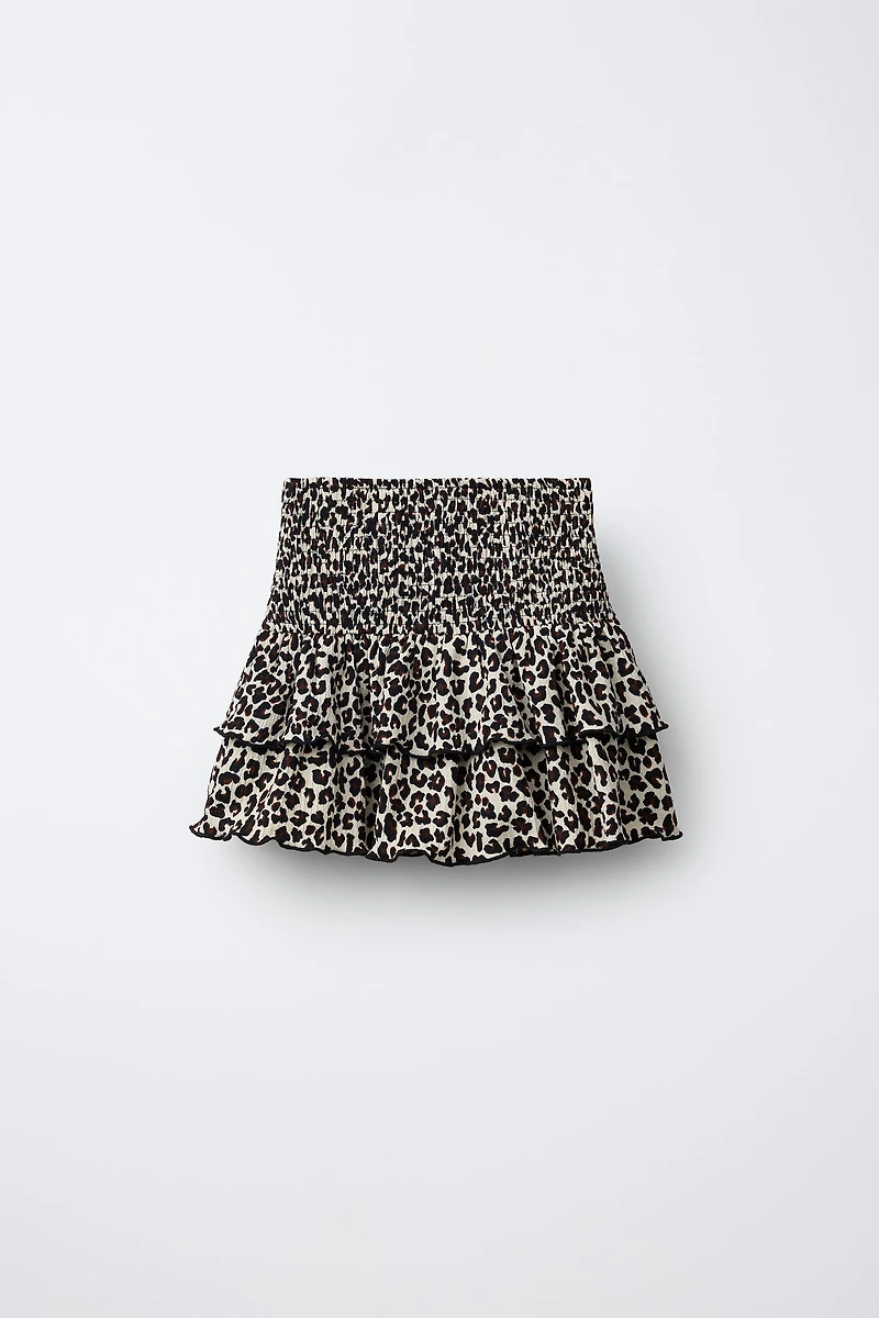 JUPE-SHORT ANIMAL PRINT