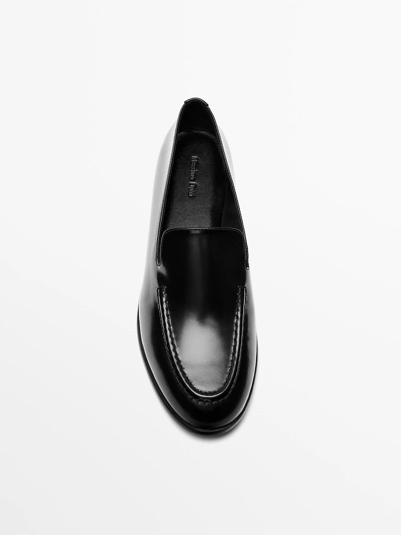 Mocassins habillés en cuir