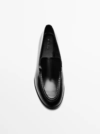 Mocassins habillés en cuir