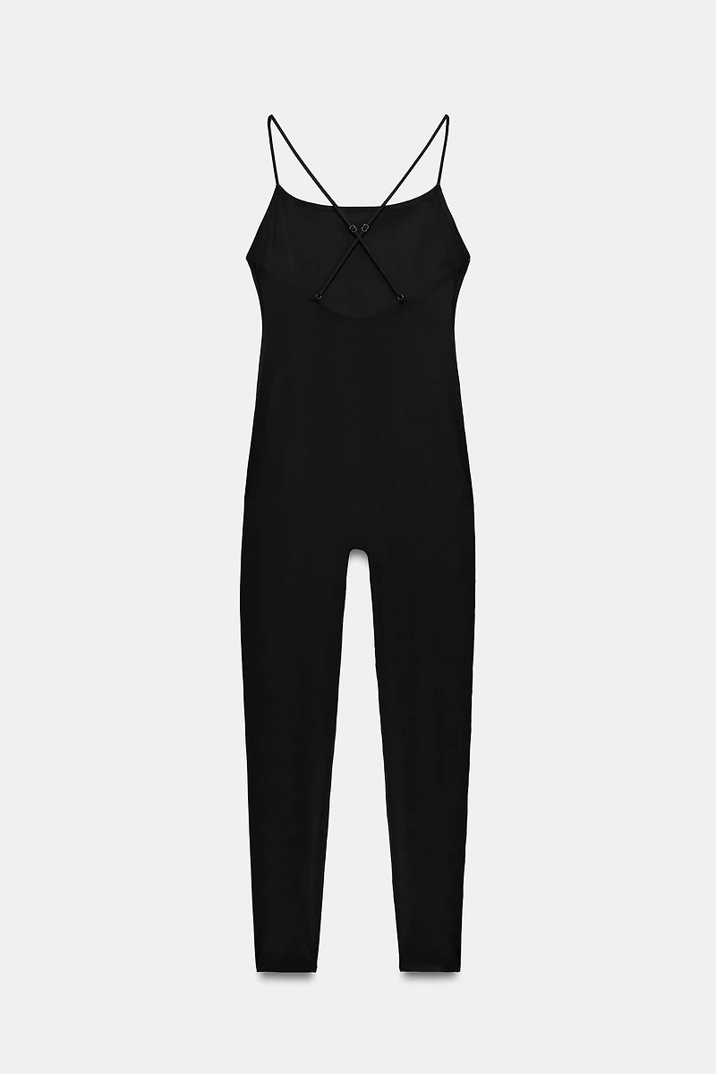 OPEN BACK LONG JUMPSUIT