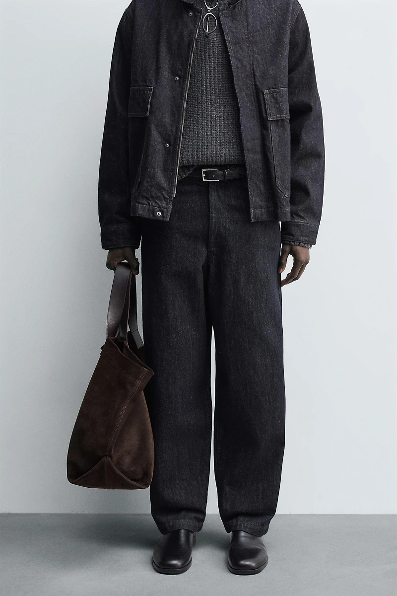 PANTALON CHINO DENIM COUPE DÉCONTRACTÉE