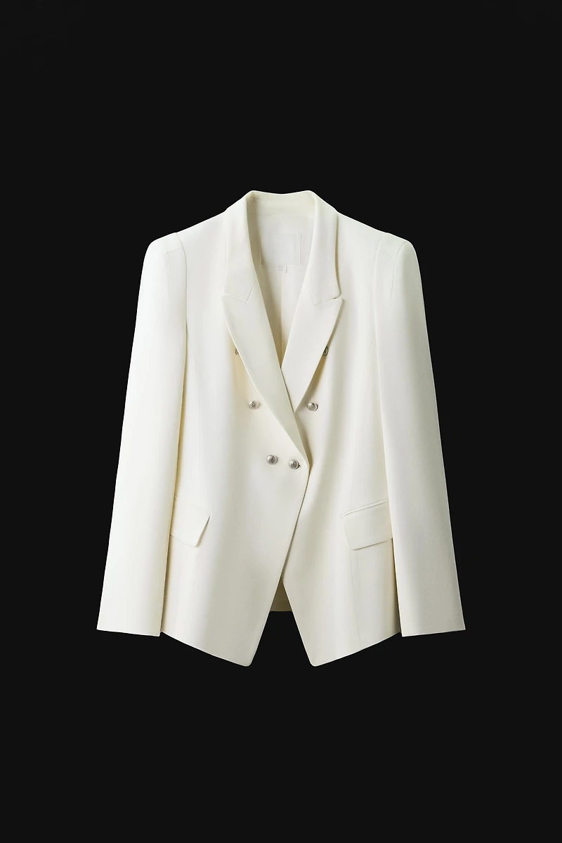BLAZER À BOUTONNAGE CROISÉ AVEC ÉPAULETTES ZW COLLECTION