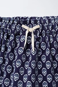 FLORAL CORDUROY SKORT