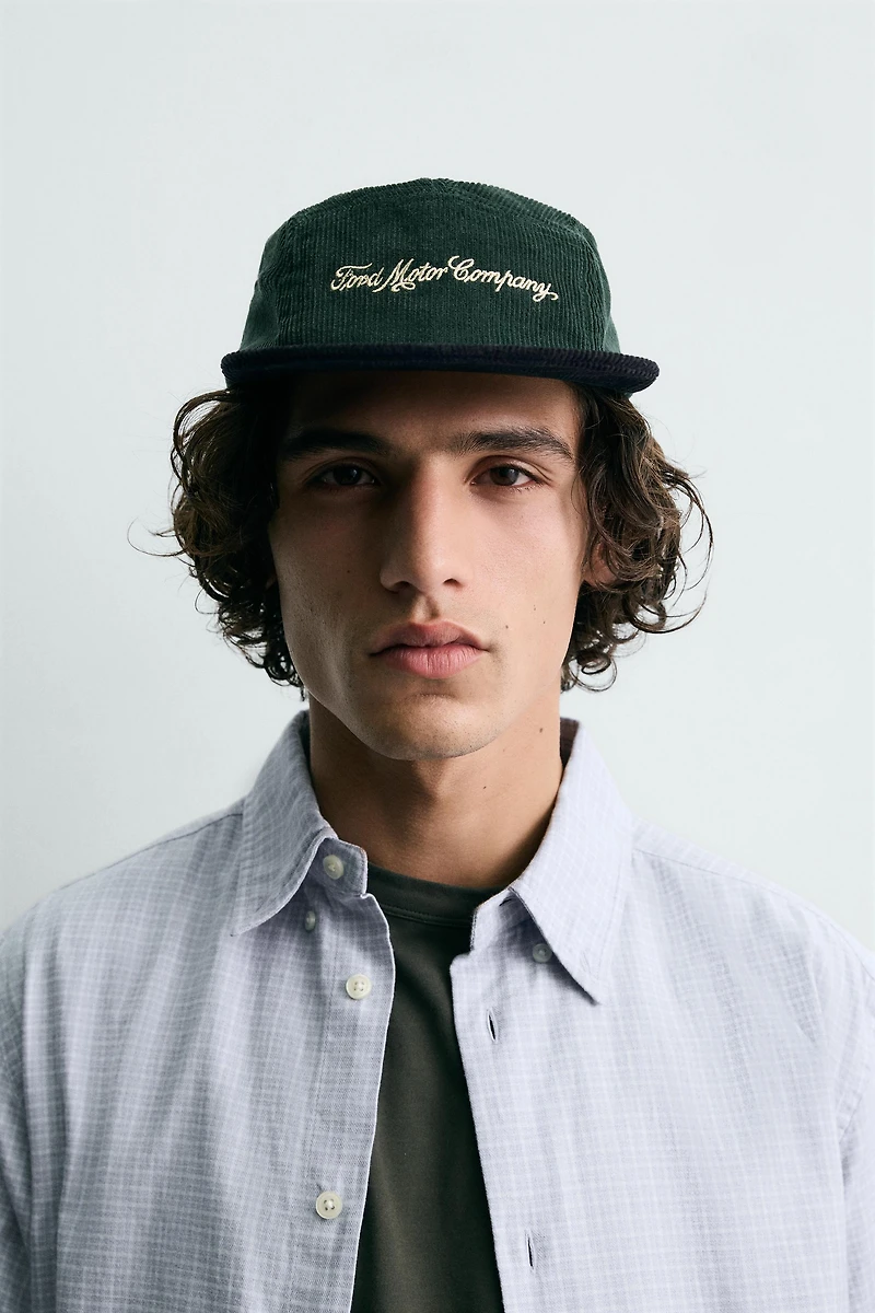 CORDUROY FLAT VISOR CAP FORD ©