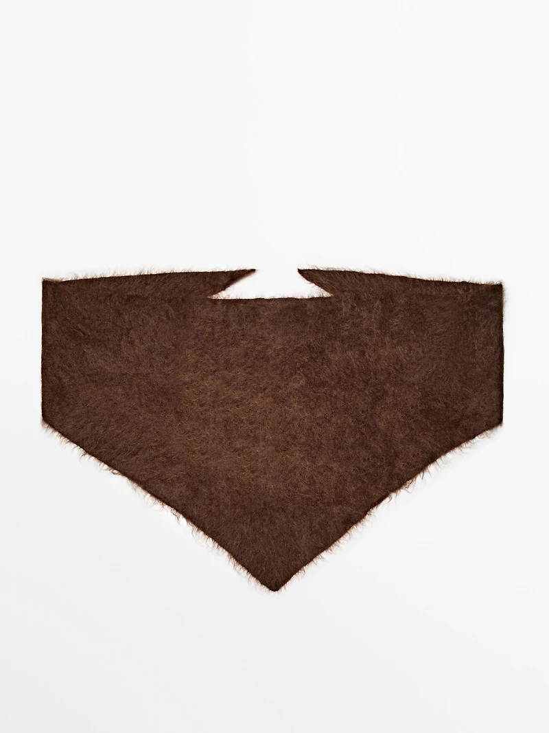 100% cashmere bandana