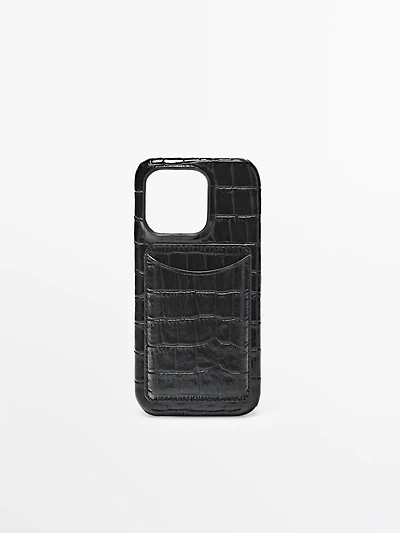 Nappa leather iPhone 16 Pro case