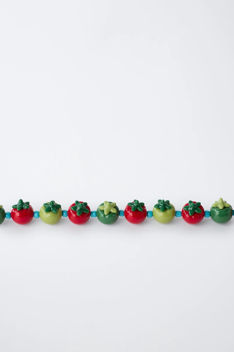 COLLIER FANTAISIE TOMATES
