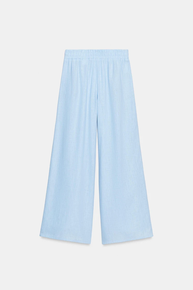 WIDE LINEN PANTS