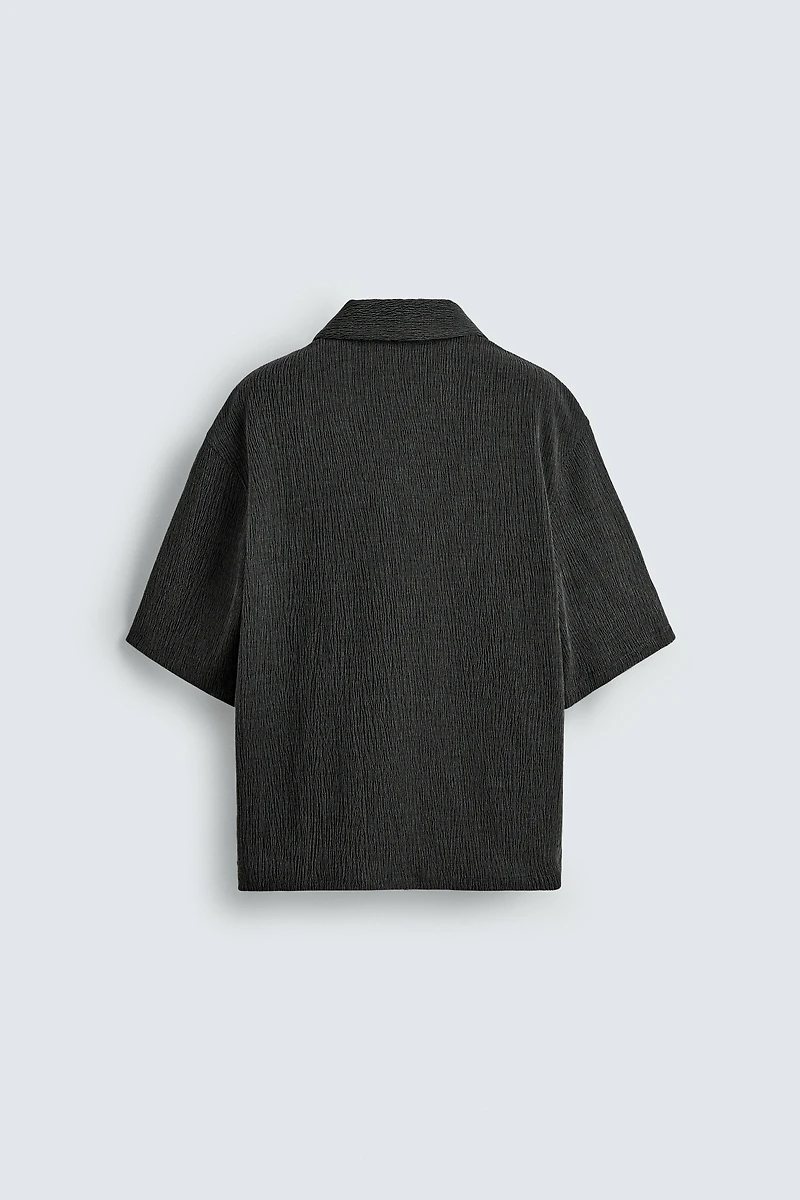 TEXTURED RELAXED FIT SHIRT