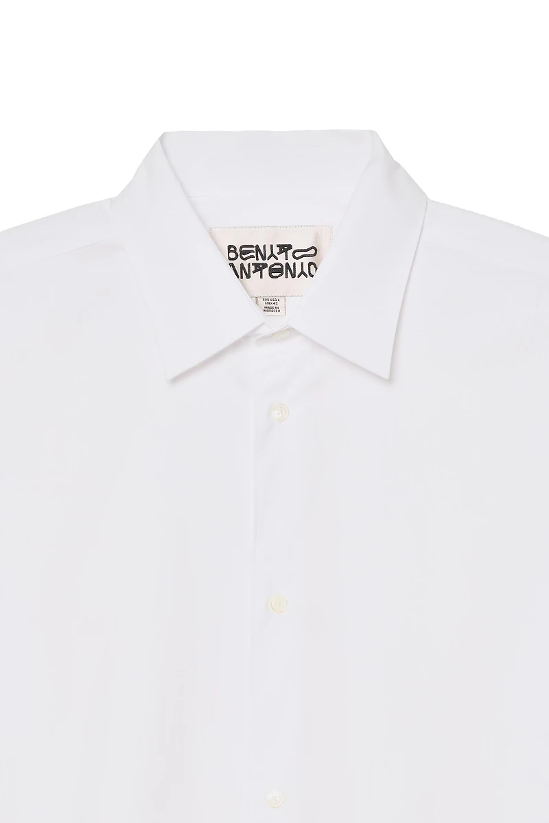 REGULAR FIT COTTON POPLIN SHIRT