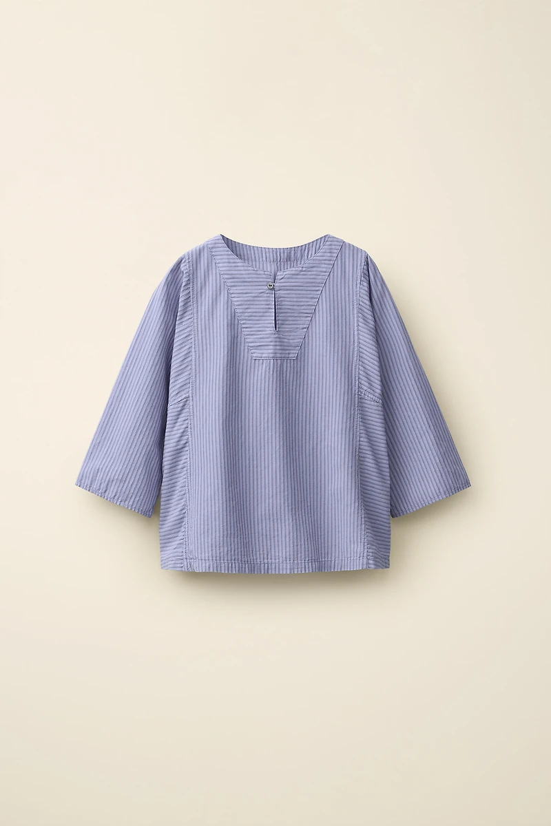 MANDARIN COLLAR SHIRT CREATED BY CARAMEL LONDON X ZARA