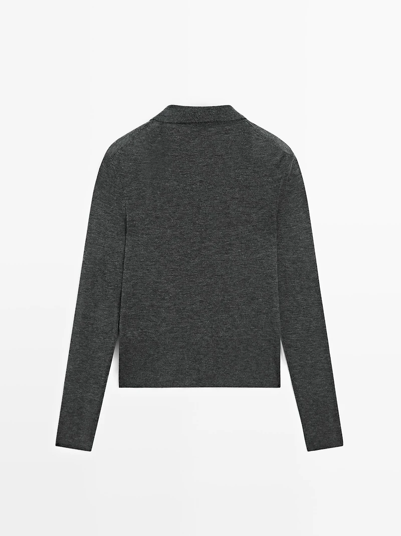 Cardigan 100 % laine - Studio