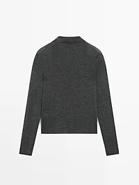 Cardigan 100 % laine - Studio