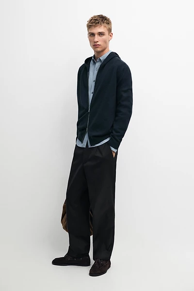Cardigan à capuche 100 % cachemire