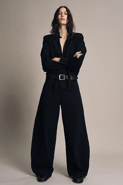 ZW COLLECTION LOW RISE BALLOON JEANS