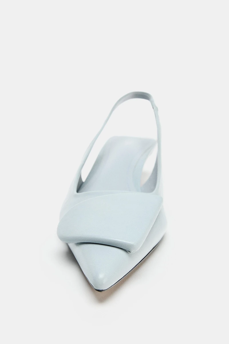 APPLIQUÉ SLINGBACK SHOES