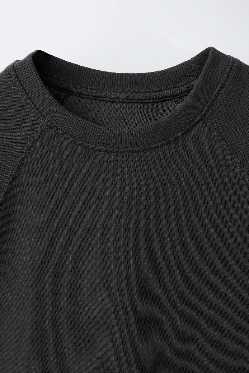 PLAIN RAGLAN SLEEVE T-SHIRT