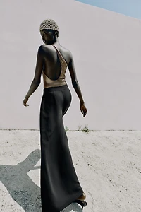 GOLD BUTTON PALAZZO PANTS