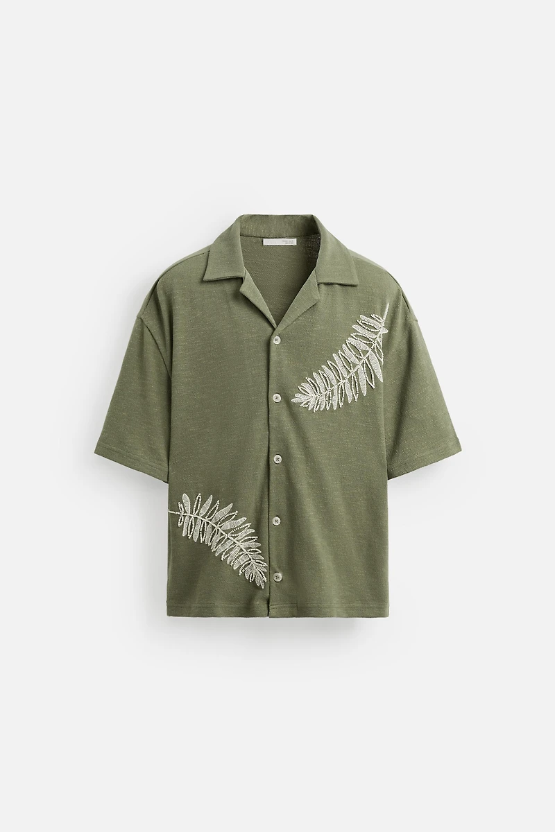 CHEMISE BRODERIE PERLES