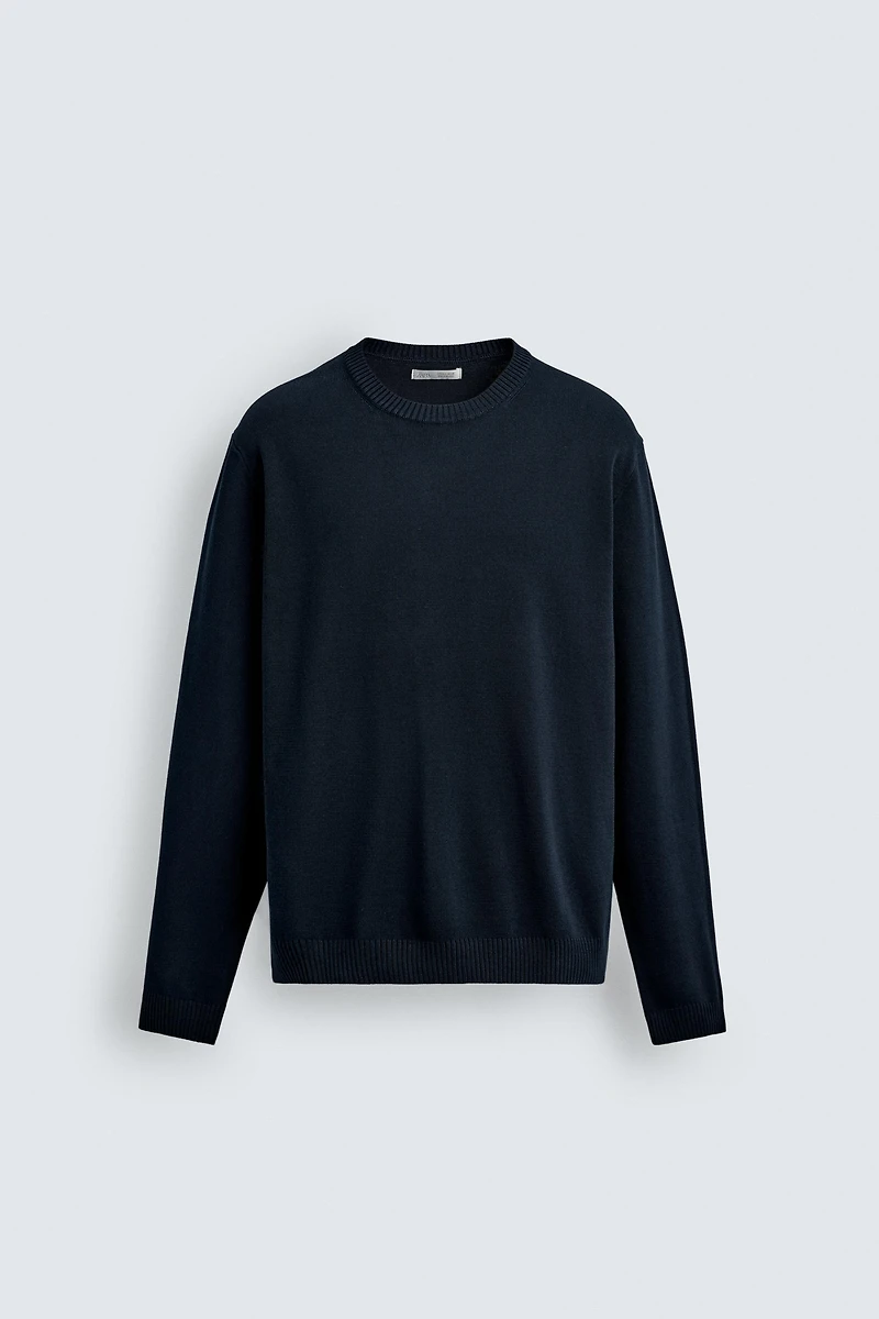 PULL STRUCTURÉ EN COTON