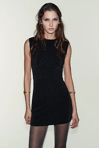 ROBE COURTE STRETCH BRILLANTE