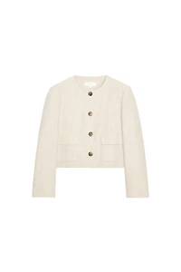 RUSTIC WEAVE BLAZER