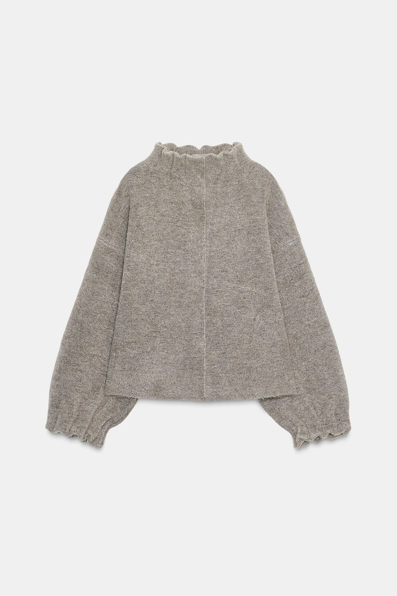 KNIT BOMBER JACKET