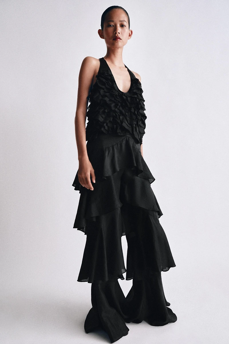 ZW COLLECTION RAMIE RUFFLED TOP