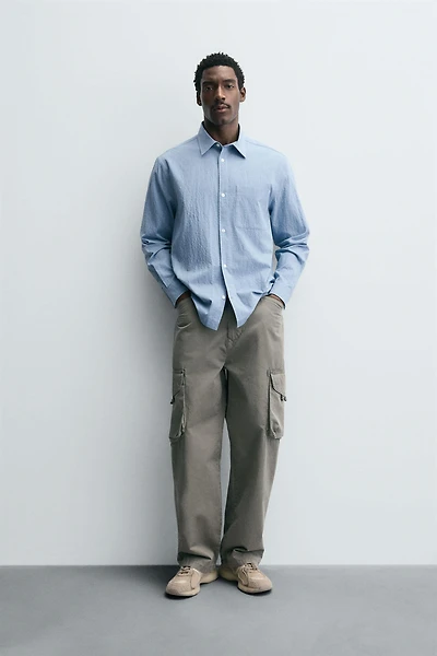 CHEMISE STRUCTURÉE À POCHE