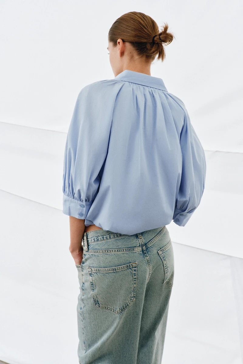 PUFF SLEEVE SHIRT ZW COLLECTION