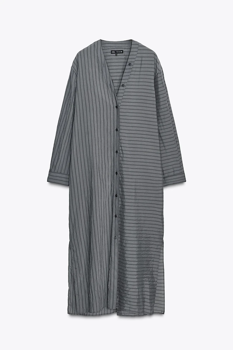 ROBE CHEMISE RAYURES ZW COLLECTION