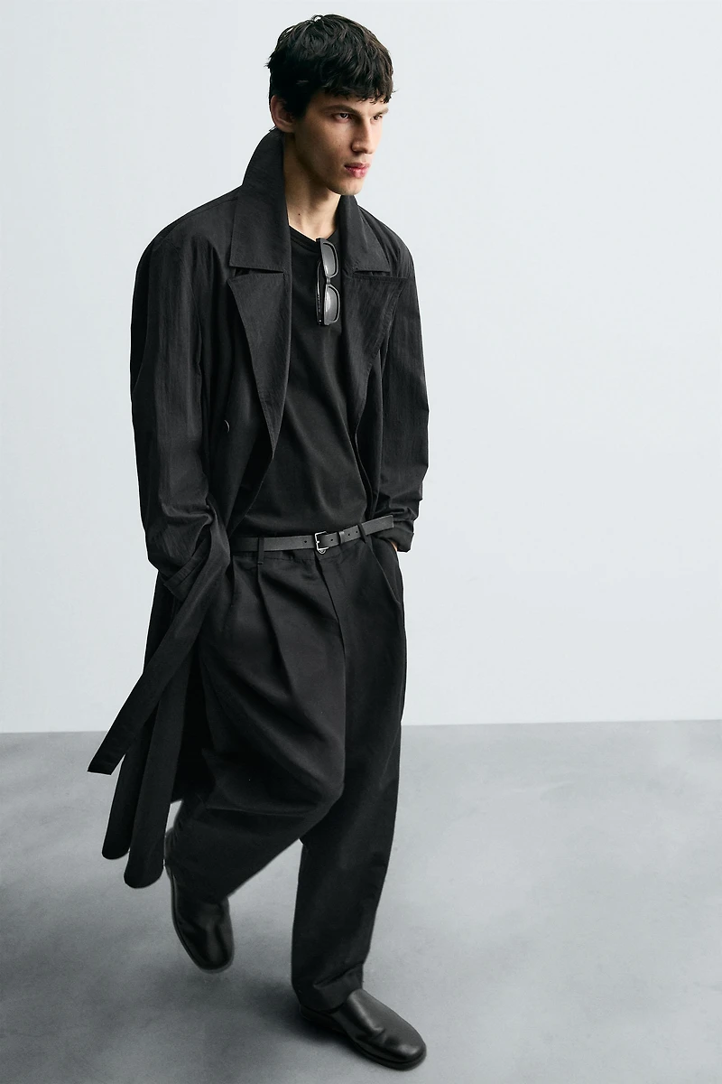OVERSIZED FIT TRENCH COAT