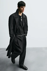 OVERSIZED FIT TRENCH COAT