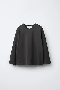 EMBROIDERED PLAIN T-SHIRT