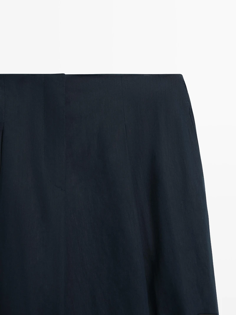 Linen suit trousers