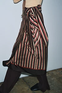 STRIPED PAREO SKIRT ZW COLLECTION