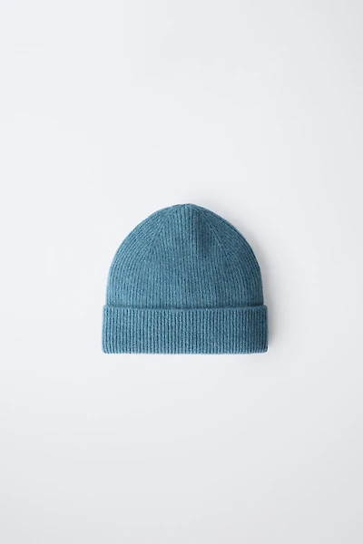 BONNET CANNELÉ 100% CACHEMIRE