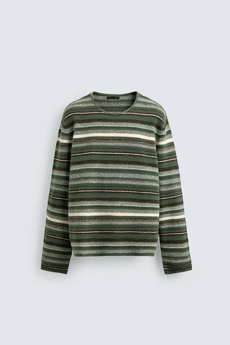 STRIPED JACQUARD JUMPER