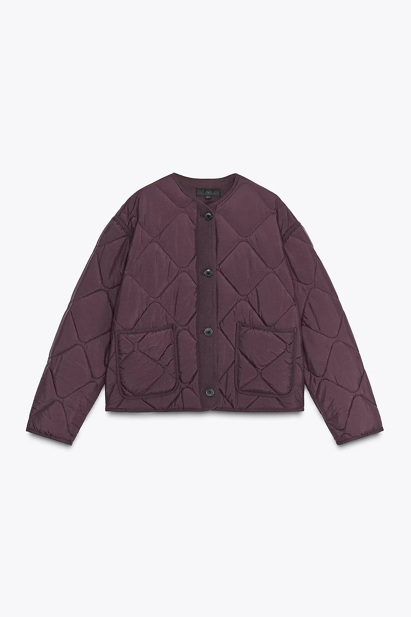 VESTE MATELASSÉE À POCHES PLAQUÉES