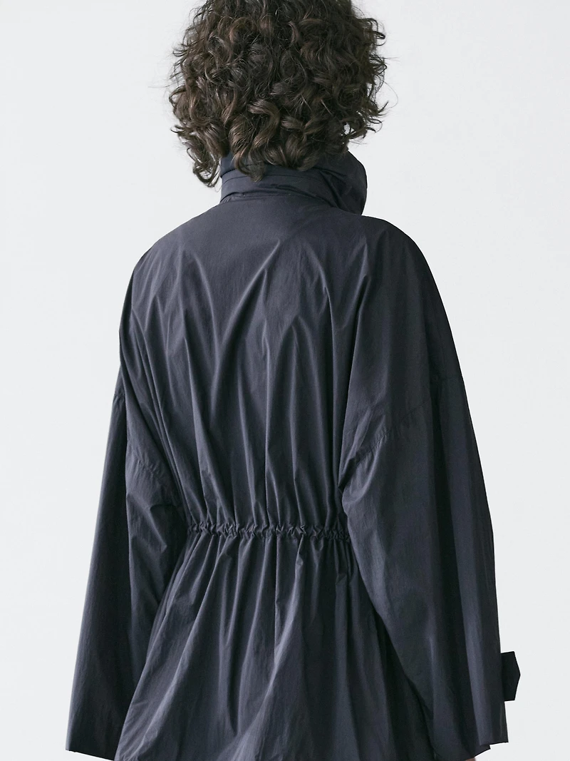 Technical fabric parka