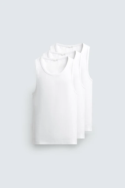 LOT DE 3 DÉBARDEURS SLIM BASIQUES