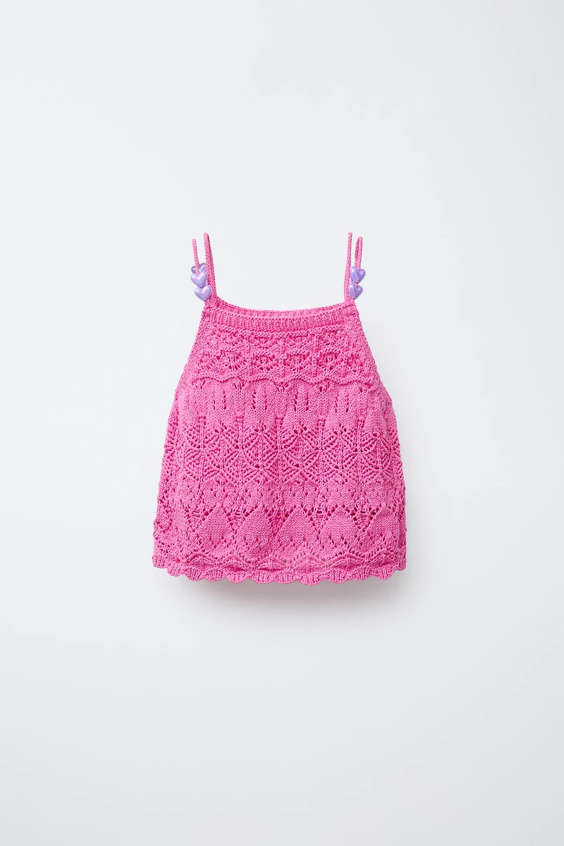 BEADED KNIT TOP