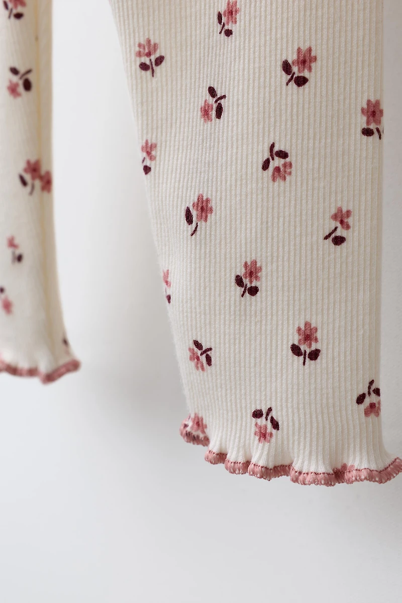 LEGGING IMPRIMÉ FLEURS