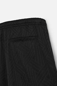 GEOMETRIC JACQUARD SHORTS